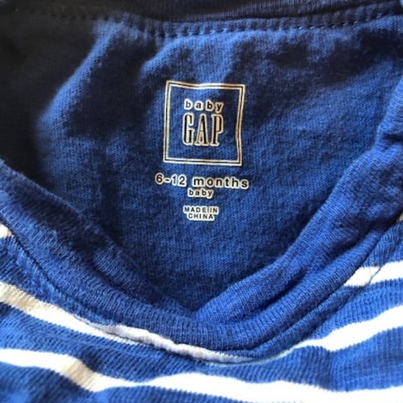 Gap T-Shirt One Piece Body Suit Size 6-12month - Picture 2 of 3